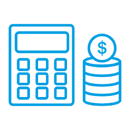 Kalkulierbare Kosten Icon